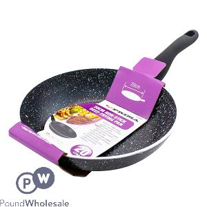 PRIMA NON-STICK DEEP BLACK FRYING PAN 20CM