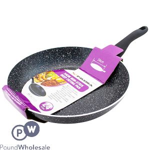 PRIMA NON-STICK DEEP BLACK FRYING PAN 24CM