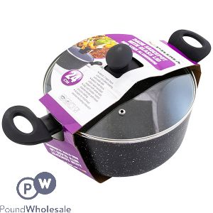 Prima Non-Stick Aluminium Saucepot With Lid 24cm