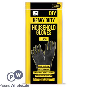 151 Heavy Duty Rubber Household Gloves Large