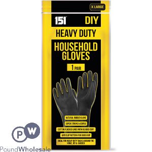 151 Heavy Duty Rubber Household Gloves Xl