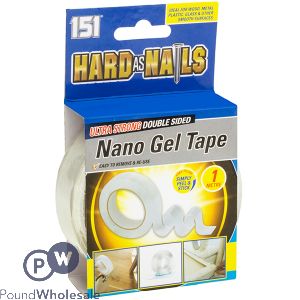 151 HARD AS NAILS DOUBLE-SIDED NANO GEL TAPE 1M