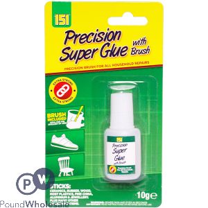 151 PRECISION SUPER GLUE WITH BRUSH 10G