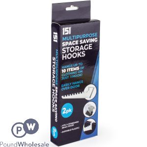 151 Multipurpose Storage Hooks 2 Pack