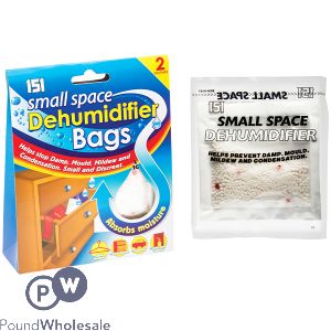 151 Small Space Dehumidifier Bags 2 X 50ml