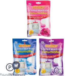 151 SCENTED HANGING WARDROBE DEHUMIDIFIER ASSORTED