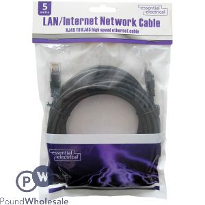 Lan/internet 5m Network Cable (rj45 To Rj45 High Speed Ethernet Cable)