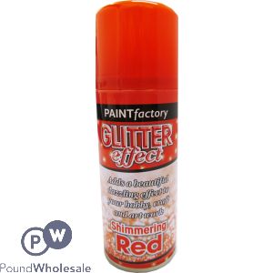 Paint Factory Creative Red Glitter 200ml