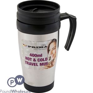 Prima Hot & Cold Steel Travel Mug 400ml