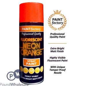 All Purpose Neon Orange Spray Paint 400ml