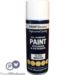 All Purpose White Gloss Spray Paint 400ml