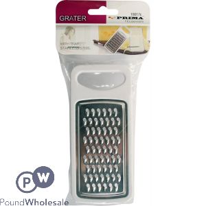 PRIMA STAINLESS STEEL GRATER WITH TRAY