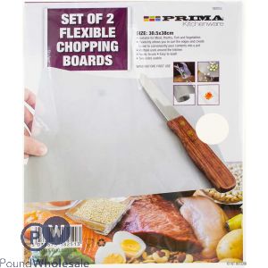 PRIMA FLEXIBLE CHOPPING BOARDS 2 PACK