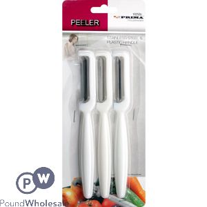 Prima Stainless Steel Peeler 3 Pack