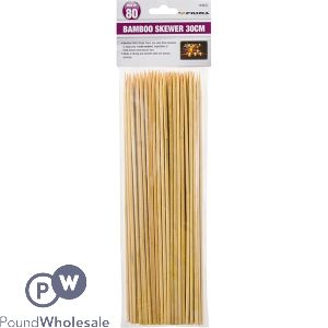 PRIMA BAMBOO SKEWER 30CM 80 PACK