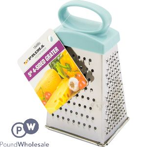 Prima 4-sided Stainless Steel Grater 5"