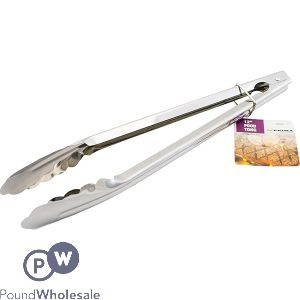 PRIMA STAINLESS STEEL FOOD TONG 12"
