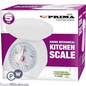 Prima Round Mechanical Kitchen Scale 5kg