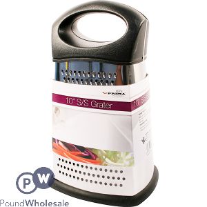 PRIMA STAINLESS STEEL FOUR-SIDED GRATER 10&quot;