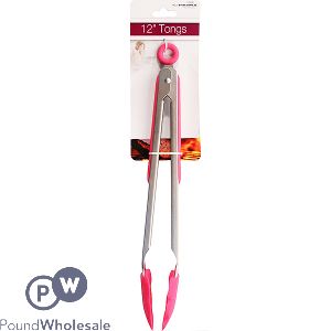 PRIMA SILICONE TONGS 12&quot;