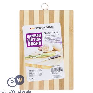 PRIMA BAMBOO CUTTING BOARD 30CM X 20CM