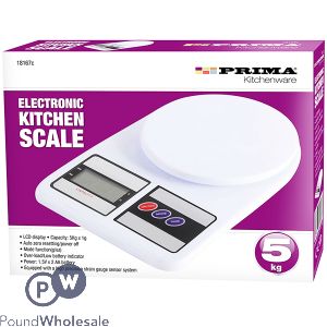 Prima Electronic Lcd Kitchen Scale 5kg