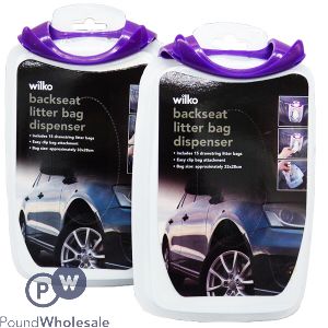 Wilko Backseat Litter Bag Dispenser