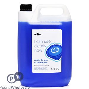 Wilko Ready To Use Screenwash 5l