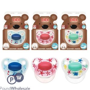 Bibi Happiness 0-6 Months Silicone Soother Cdu Assorted