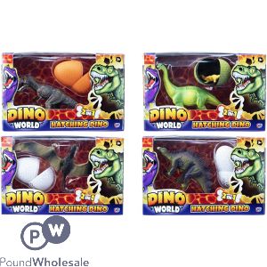 Dino World 2-in-1 Hatching Dinosaur Toy Assorted