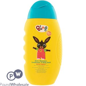 Bing Kids Berries 3-in-1 Shampoo, Conditioner & Body Wash 300ml
