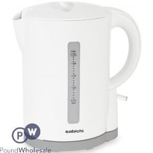 Sabichi 1.7 Litre Cordless Kettle White