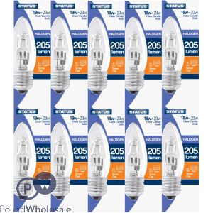 Status 18w=25w Halogen Candle Bulb Es