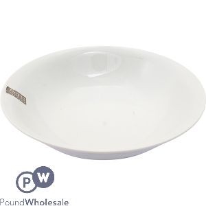 Avante Plain White Salad Bowl 23cm