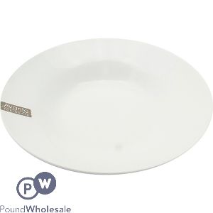 PLAIN WHITE SOUP PLATE 20CM