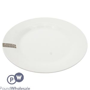 Avante Plain White Side Plate 19cm