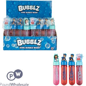 Bubblz Branded Licensed Bubble Wand 30ml Cdu Assorted