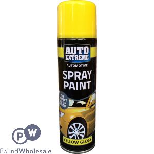 Auto Extreme Automotive Yellow Spray Paint 250ml