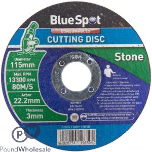 Bluespot Stone Cutting Disc 4.5"