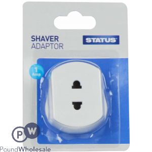 1 AMP SHAVER ADAPTER SINGLE IN BLISTER 