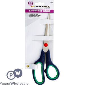 PRIMA SOFT GRIP STAINLESS STEEL SCISSORS 8.5"