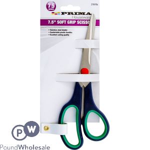 Prima Soft Grip Stainless Steel Scissors 7.5"