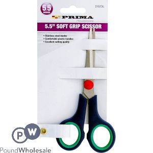 Prima Soft Grip Stainless Steel Scissors 5.5"