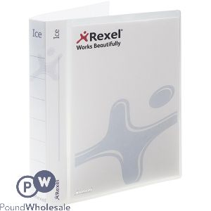 REXEL ICE PRESENTATION RINGBINDER FOLDER A4