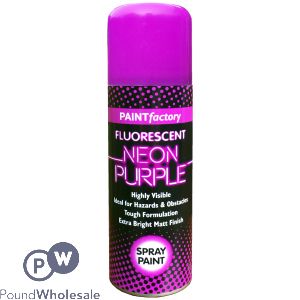 Paint Factory Fluorescent Neon Purple Spray Paint 200ml