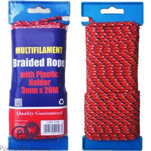 Multi-filament Braded Rope On Hanging Holder