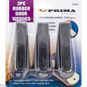 Prima Rubber Door Wedges 3pc