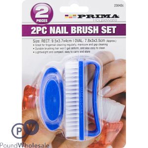 Prima Nail Brush Set 2pc