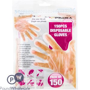 Prima Disposable Gloves Resealable 150pcs