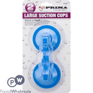 Prima Large Suction Cup Hooks 2pc